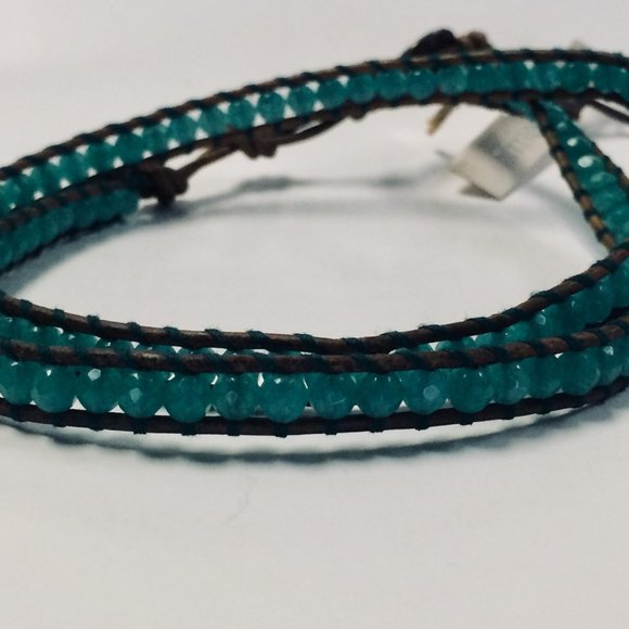 Chan Luu Leather Wrap Bracelet - Picture 2 of 4